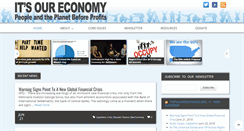 Desktop Screenshot of itsoureconomy.us
